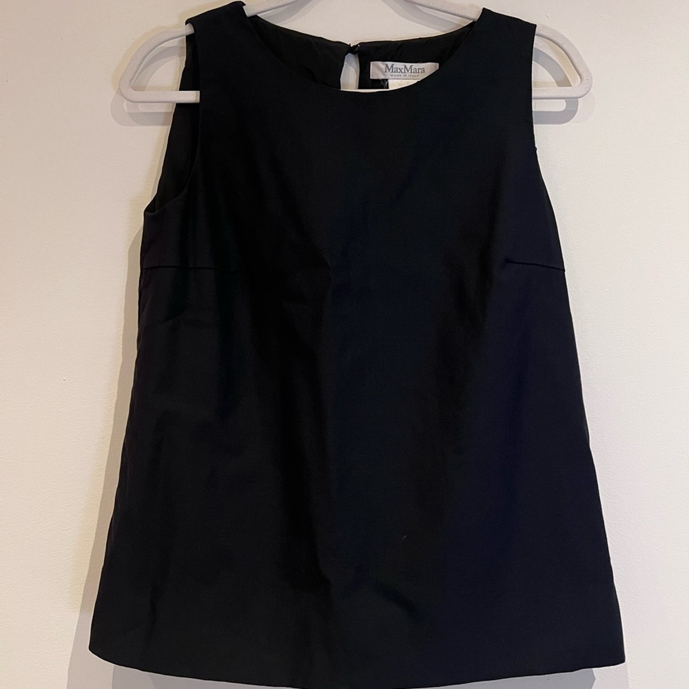 MaxMara Black Sleeveless Top 6